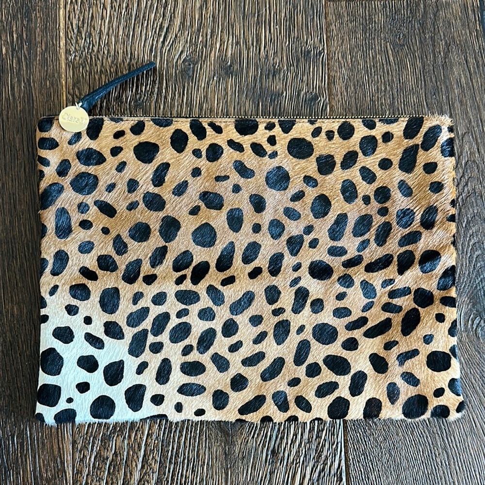 Leopard Print Clutch